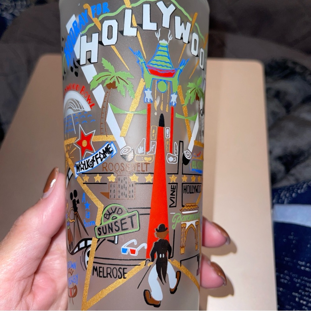 Hollywood Themed Tumbler Cat Studio